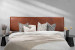 Matlock Grand Leather Headboard - King - Burnt Tan King Headboards - 1