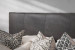 Matlock Grand Leather Headboard - King - Charcoal King Headboards - 3