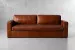 Archer Leather 4-Seater Couch - Burnt Tan 4 Seater Leather Couches - 3