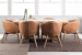Bordeaux Lennon 6-Seater Leather Dining Set (1.9m) - Tan 6 Seater Dining Sets - 3