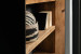 Cordoba Room Divider Display Shelf - Natural & Black Shelving and Display Units - 6