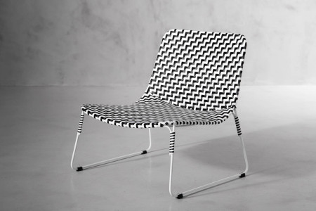 Clifton Chair - Black & White Armchairs - 1