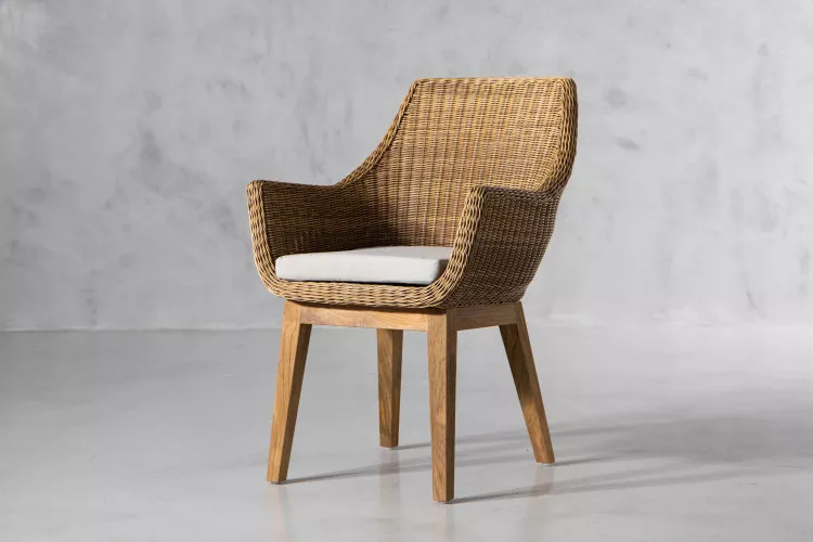 Morgan Armchair - Natural Dining Chairs - 1