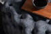 Barkley Velvet Tufted Cube Ottoman - Aged Mercury Ottomans - 4
