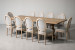 Bordeaux Olivia 10 Seater Dining Set - 2.7m - Grey -