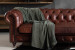 Jefferson Chesterfield 3 Seater Leather Couch - Brown