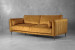 Ottavia 3-Seater Velvet Couch - Aged Mustard