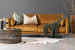 Ottavia 3-Seater Velvet Couch - Aged Mustard