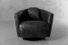 Bandit Leather Armchair - Distressed Black Armchairs - 3