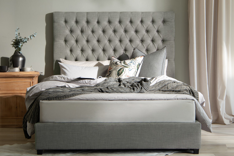 Kate Kylan Bed Set - King - Alaska Grey King Size Beds - 1