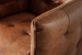 Edison 3 Seater Leather Couch - Vintage Tan Leather Couches - 9