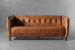 Edison 3 Seater Leather Couch - Vintage Tan Leather Couches - 2