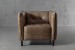 Edison Leather Armchair - Smoke Armchairs - 5