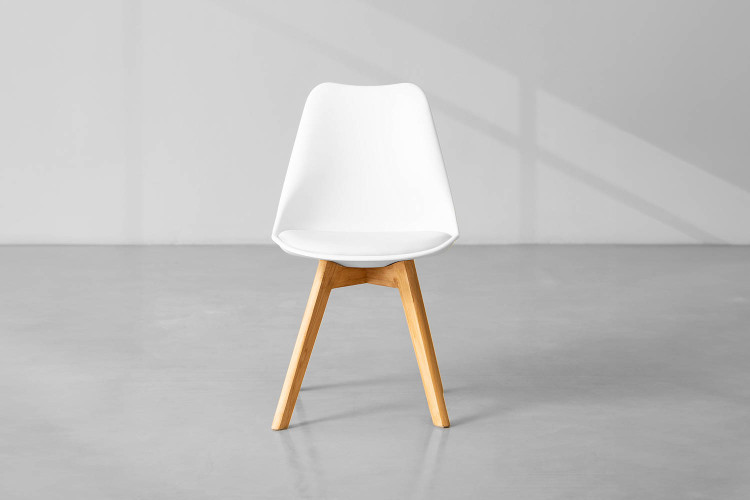 Atom Dining Chair - White Dining Chairs - 1
