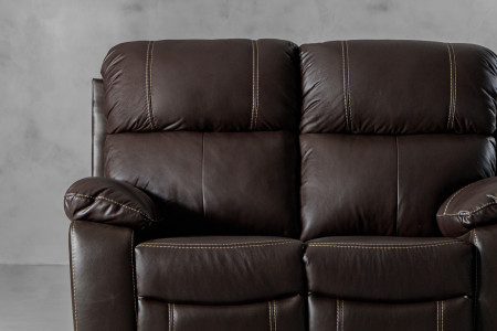 Oscar 2-Seater Leather Recliner - Coco 2 Seater Recliners - 7