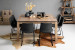 Montreal Square + Halo 8 Seater Dining Set (1.5m) - Ebony 8 Seater Dining Sets - 1