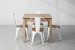 Montreal Odell 4 Seater Dining Set - Matt White 4 Seater Dining Sets - 2