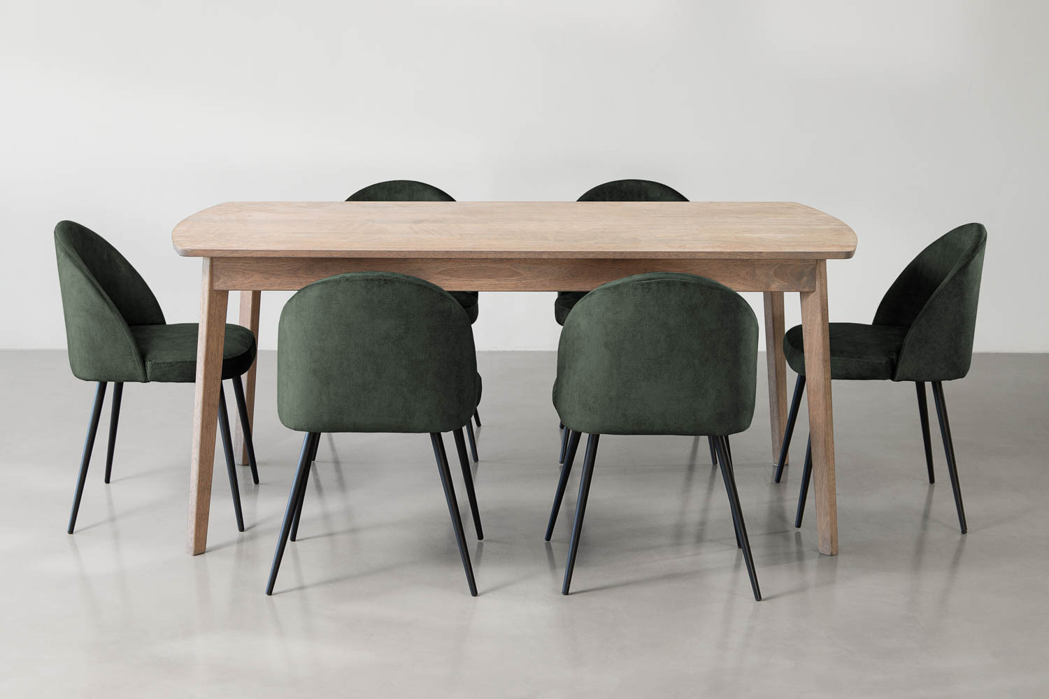 Table Structube Luxe Chair Lumiere Eliana Seater Dining Set Aged