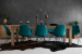 Vancouver Enzo 8 Seater Dining Set (2.4m) - Velvet Teal 8 Seater Dining Sets - 5