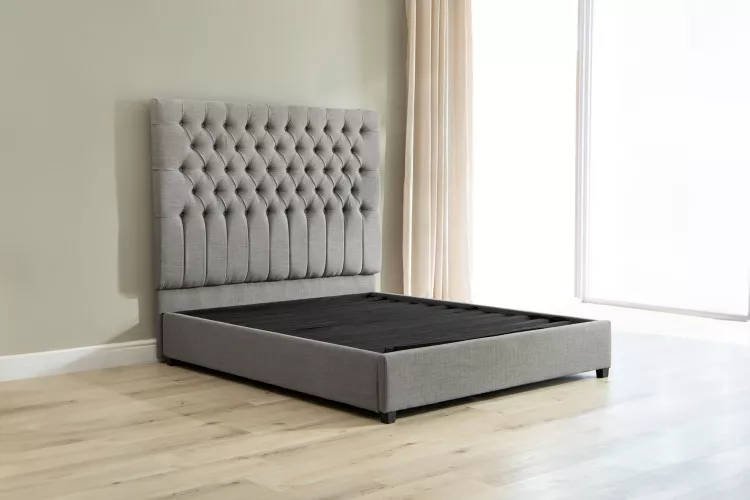 Kate Kylan Bed Set - King XL - Alaska Grey King Extra Length Beds - 1