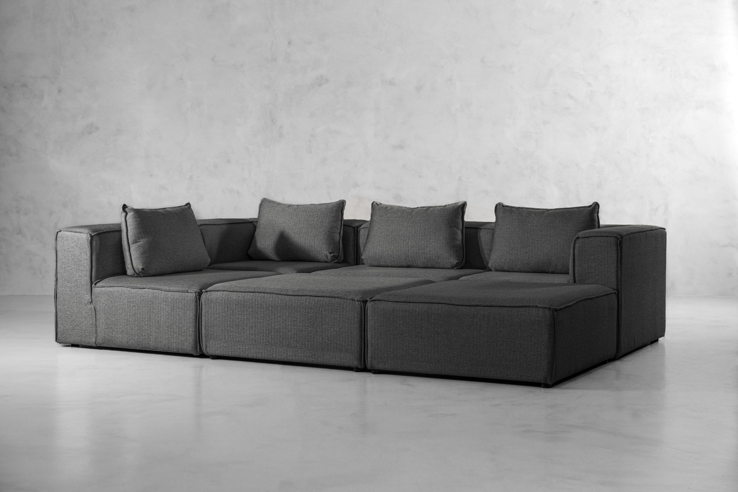 Montclair Grand Modular Couch Cielo