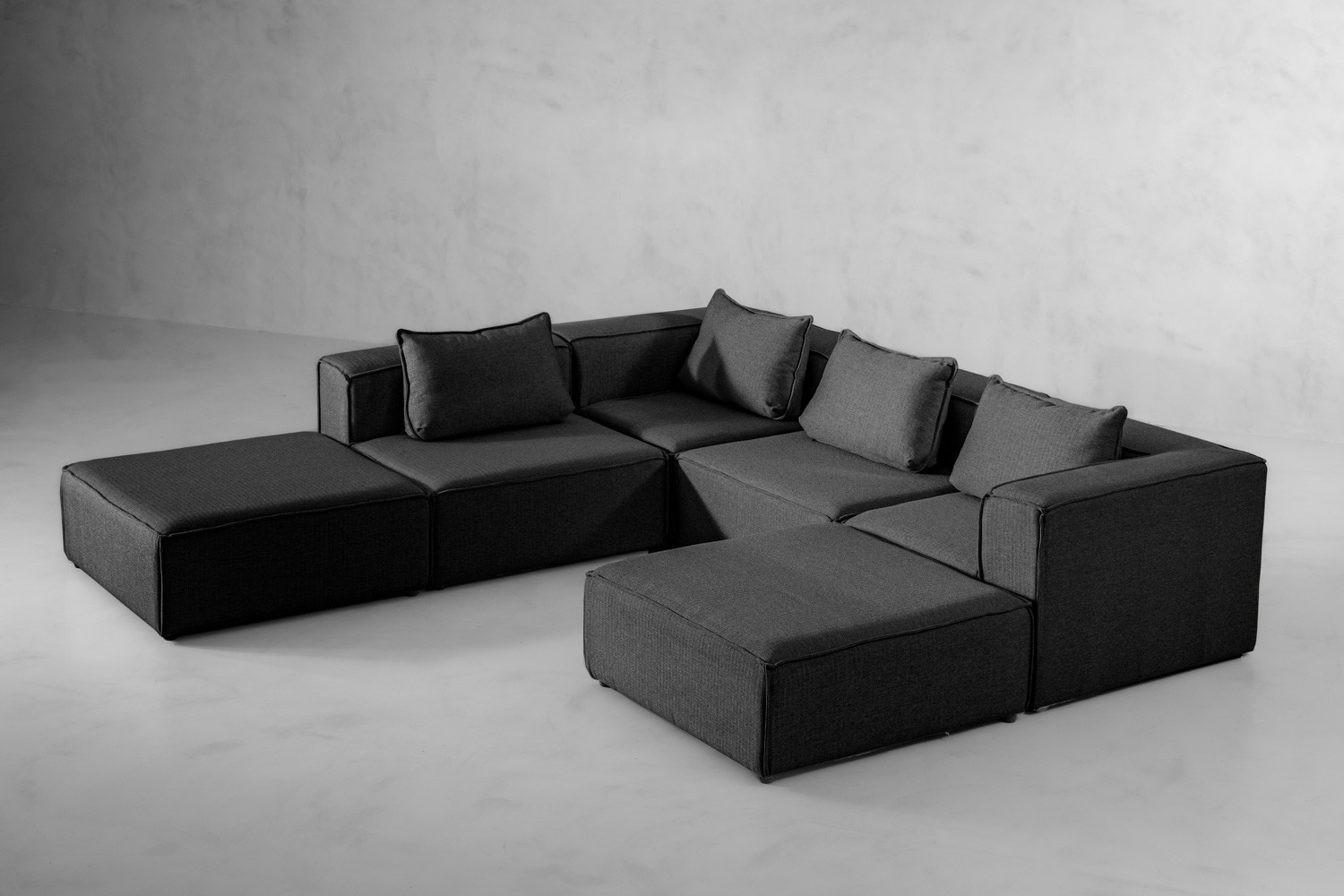 Montclair Grand Modular Couch Cielo