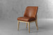 Cole Leather Dining Chair - Burnt Tan Dining Chairs - 1