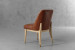 Cole Leather Dining Chair - Burnt Tan Dining Chairs - 4