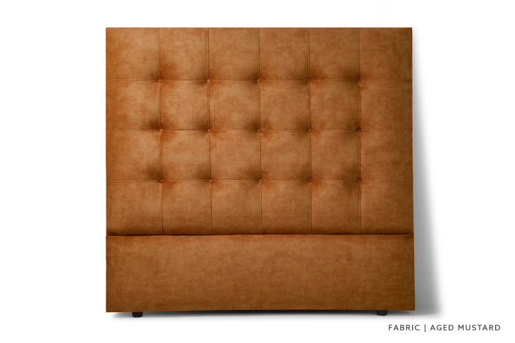 Ariella Headboard - Double - Aged Mustard Double Headboards - 1