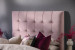 Ariella Headboard - Double - Velvet Pink Double Headboards - 3