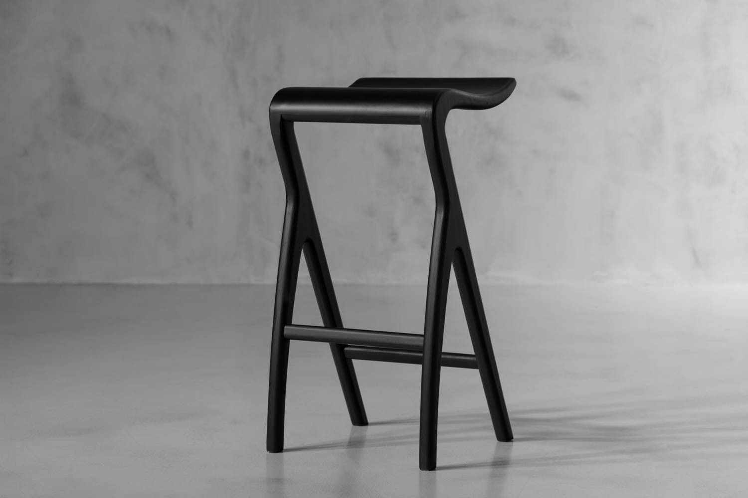 Solo Bar Chair Matt Black Cielo
