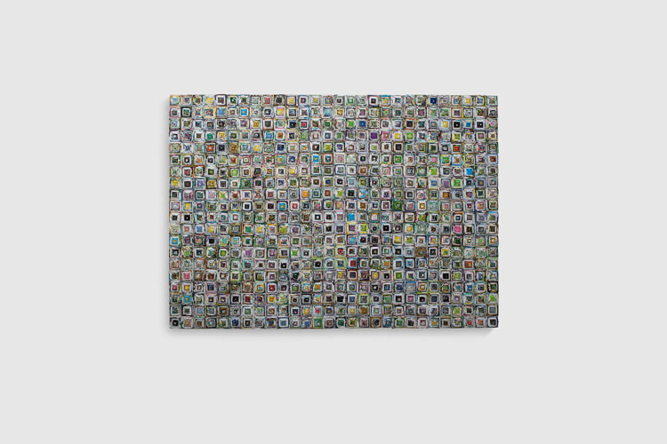 FUR-16250-C-140 - Colour Squares - 3D Paper Art -