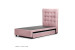 Alexa - 3/4 Dual Function Bed -  Velvet Pink Kids Beds - 3