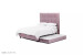 Alexa Dual Function Bed - Double - Velvet Pink Double Beds - 3