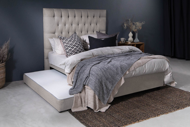 Skyler Dual Function Bed - Smoke - Queen Queen Size Beds - 1