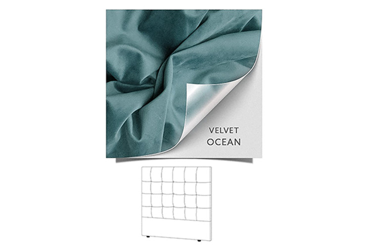Ariella Headboard - King - Velvet Ocean King Headboards - 1