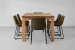 Vancouver Halo 6 Seater Dining Set - 1.8m - Ginger 6 Seater Dining Sets - 6