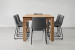Vancouver Halo 6 Seater Dining Set - 1.8m - Storm Grey 6 Seater Dining Sets - 6
