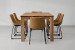 Vancouver Halo 6 Seater Dining Set - 1.8m - Camel 6 Seater Dining Sets - 5