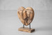 Teakroot Heart on Stand Sculptural Art - 3