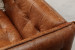 Edison 3 Seater Leather Couch - Vintage Tan Leather Couches - 12