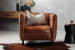 Edison Leather Armchair - Vintage Tan Armchairs - 4