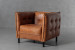 Edison Leather Armchair - Vintage Tan Armchairs - 2