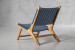 Kuta Chair - Navy & White Lounge Chairs - 5