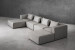 Montclair Grand Modular Couch - Flint Fabric Modular Couches - 2