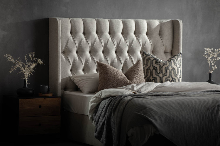Genevieve Headboard - King - Smoke King Headboards - 6