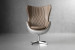 Hawker Leather Egg  Chair - Spitfire Edition - Smoke Lounge Chairs - 8