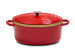 Nouvelle Cast Iron Oval Casserole-35cm- Red Cookware - 4