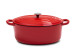 Nouvelle Cast Iron Oval Casserole-35cm- Red Cookware - 2