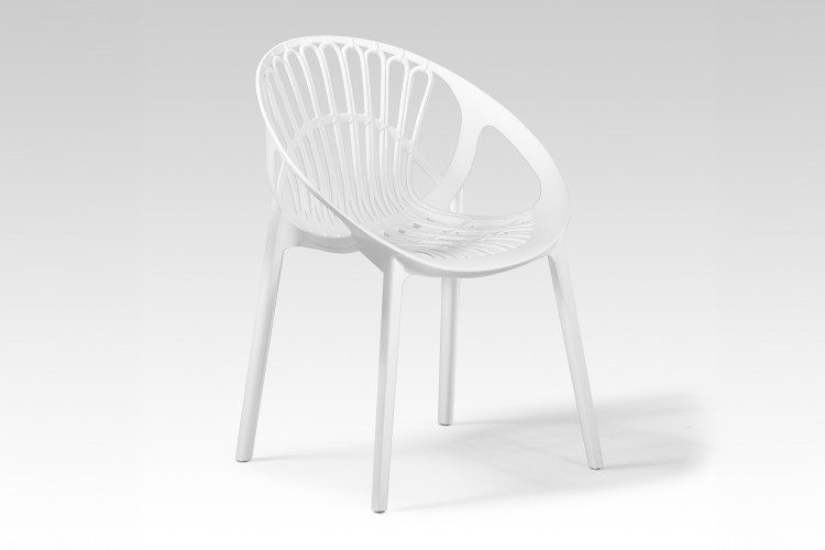 Jace Dining Room Chair - White Jace Dining Chair Collection - 3